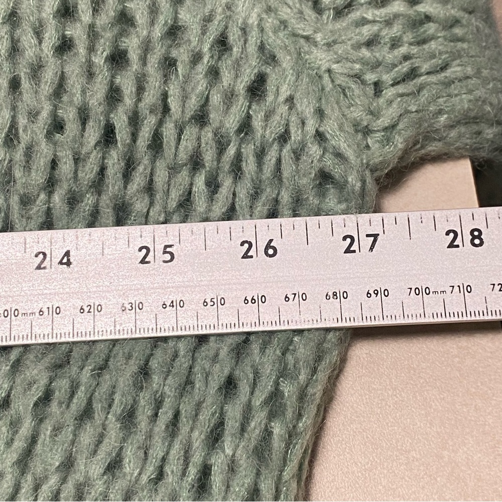OST Cardigan Women’s Size Large Sage Green Chunky Knit Sweater Cardigan - Picture 16 of 16